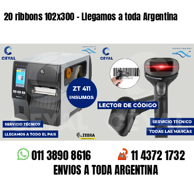 20 ribbons 102x300 - Llegamos a toda Argentina