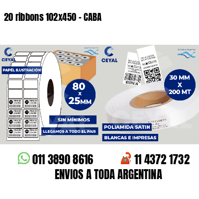 20 ribbons 102x450 - CABA
