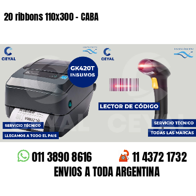 20 ribbons 110x300 - CABA