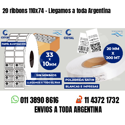 20 ribbons 110x74 - Llegamos a toda Argentina