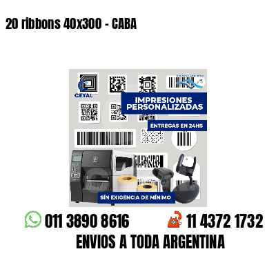20 ribbons 40x300 - CABA