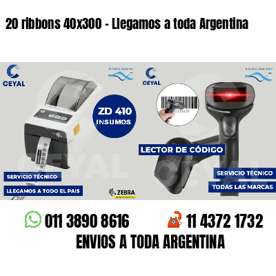 20 ribbons 40x300 - Llegamos a toda Argentina
