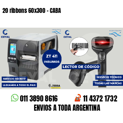 20 ribbons 60x300 - CABA