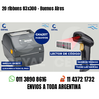 20 ribbons 83x300 - Buenos Aires