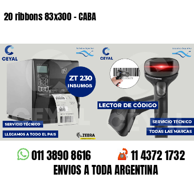 20 ribbons 83x300 - CABA