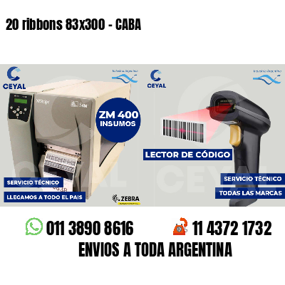 20 ribbons 83x300 - CABA