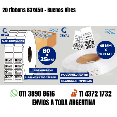 20 ribbons 83x450 - Buenos Aires