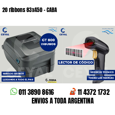 20 ribbons 83x450 - CABA