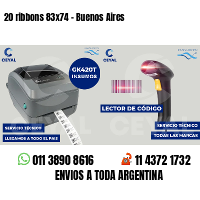 20 ribbons 83x74 - Buenos Aires