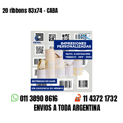 20 ribbons 83x74 - CABA