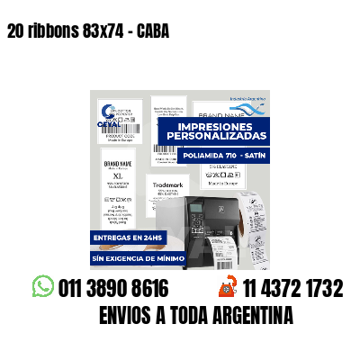 20 ribbons 83x74 - CABA