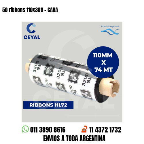 50 ribbons 110×300 – CABA