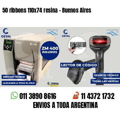 50 ribbons 110x74 resina - Buenos Aires