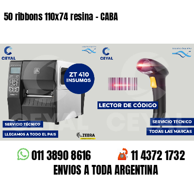 50 ribbons 110x74 resina - CABA