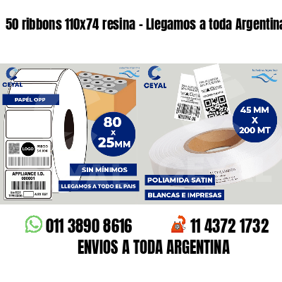50 ribbons 110x74 resina - Llegamos a toda Argentina