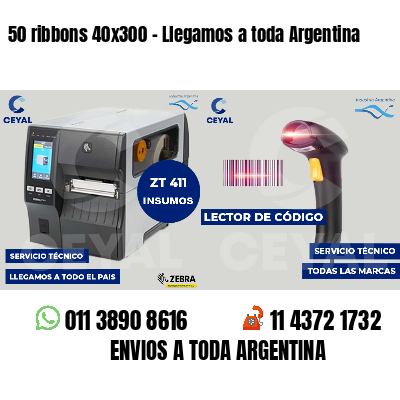 50 ribbons 40x300 - Llegamos a toda Argentina