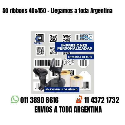 50 ribbons 40x450 - Llegamos a toda Argentina