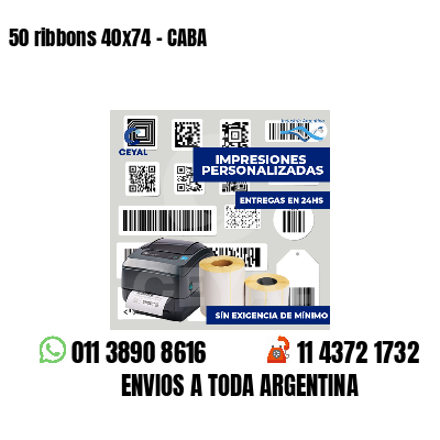 50 ribbons 40x74 - CABA