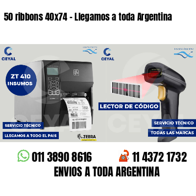50 ribbons 40x74 - Llegamos a toda Argentina