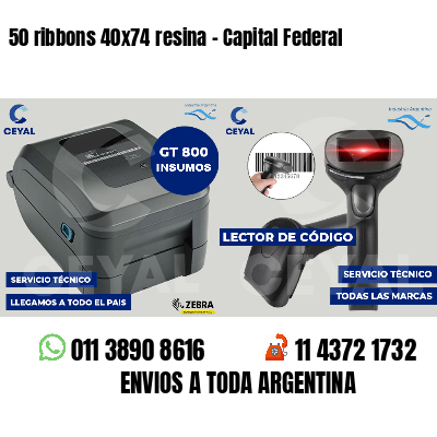 50 ribbons 40x74 resina - Capital Federal