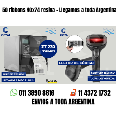 50 ribbons 40x74 resina - Llegamos a toda Argentina