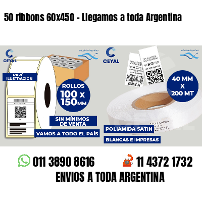50 ribbons 60x450 - Llegamos a toda Argentina