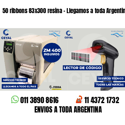 50 ribbons 83x300 resina - Llegamos a toda Argentina