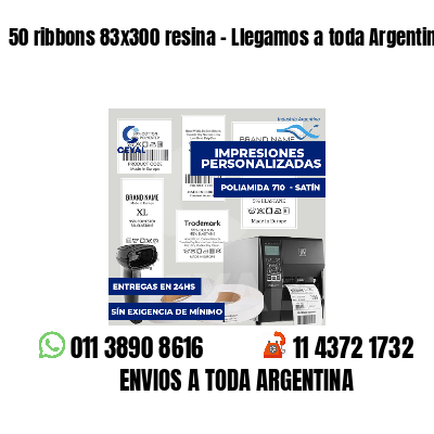 50 ribbons 83x300 resina - Llegamos a toda Argentina