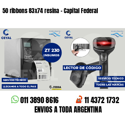 50 ribbons 83x74 resina - Capital Federal