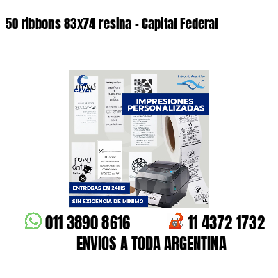 50 ribbons 83x74 resina - Capital Federal