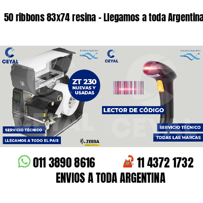 50 ribbons 83x74 resina - Llegamos a toda Argentina