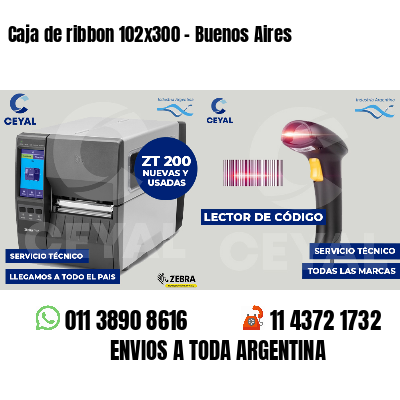 Caja de ribbon 102x300 - Buenos Aires