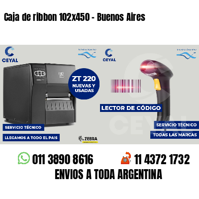 Caja de ribbon 102x450 - Buenos Aires