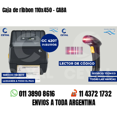 Caja de ribbon 110x450 - CABA