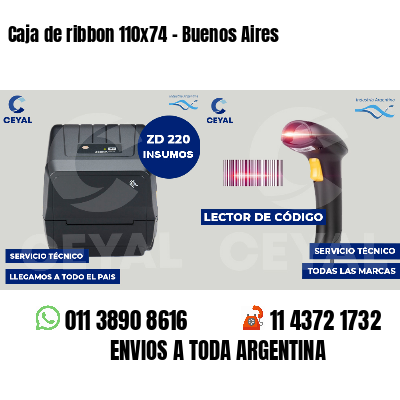 Caja de ribbon 110x74 - Buenos Aires