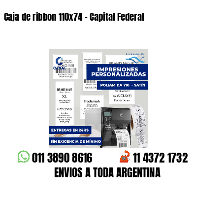 Caja de ribbon 110x74 - Capital Federal