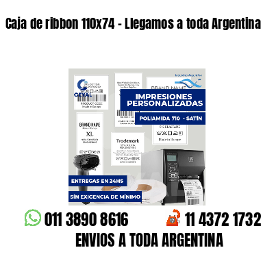 Caja de ribbon 110x74 - Llegamos a toda Argentina