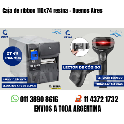 Caja de ribbon 110x74 resina - Buenos Aires