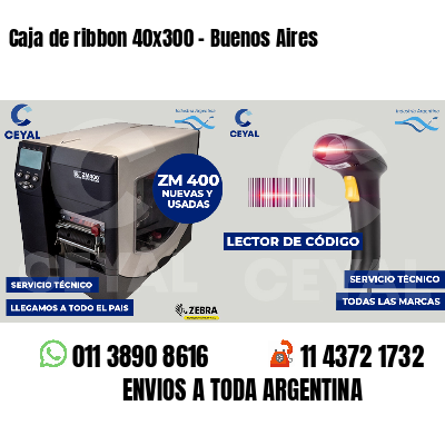 Caja de ribbon 40x300 - Buenos Aires