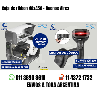 Caja de ribbon 40x450 - Buenos Aires