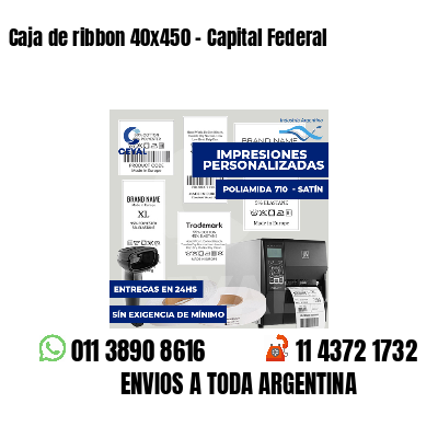 Caja de ribbon 40x450 - Capital Federal