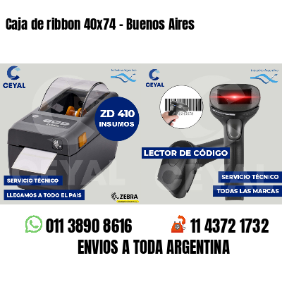 Caja de ribbon 40x74 - Buenos Aires
