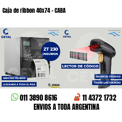 Caja de ribbon 40x74 - CABA
