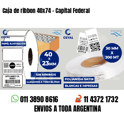 Caja de ribbon 40x74 - Capital Federal