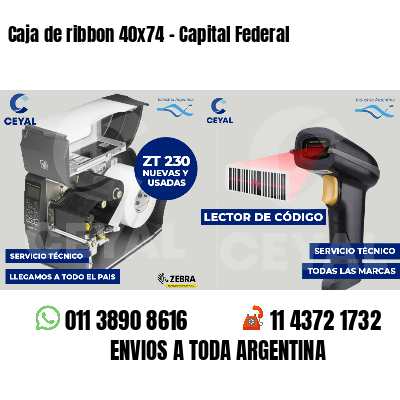 Caja de ribbon 40x74 - Capital Federal