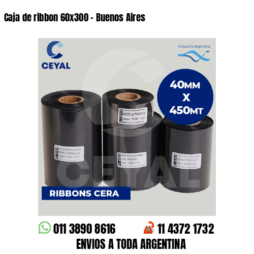 Caja de ribbon 60×300 – Buenos Aires