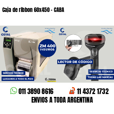 Caja de ribbon 60x450 - CABA