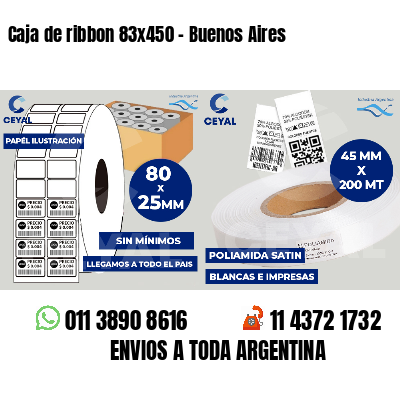 Caja de ribbon 83x450 - Buenos Aires