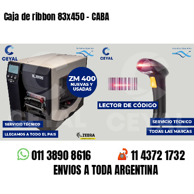 Caja de ribbon 83x450 - CABA