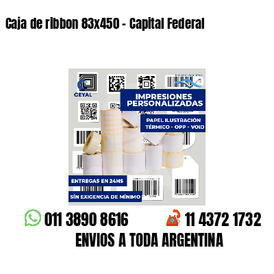 Caja de ribbon 83x450 - Capital Federal